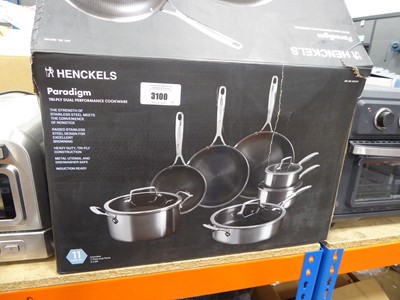 Lot 3100 - Henckels Paradigm Tri Ply dual performance...