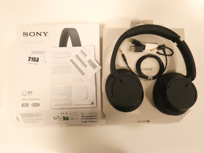 Lot 2153 - Boxed pair of Sony WHCH720N noise cancelling...