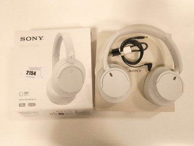 Lot 2154 - Boxed pair of Sony WHCH720N noise cancelling...