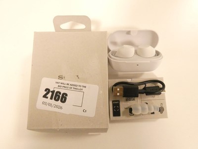 Lot 2166 - Boxed pair of Sony earbuds