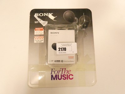 Lot 2170 - Boxed pair of Sony earbuds
