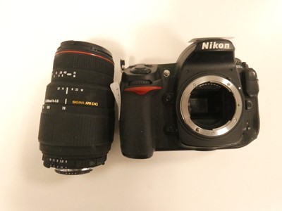 Lot 2177 - Nikon D300S digital camera along with a...