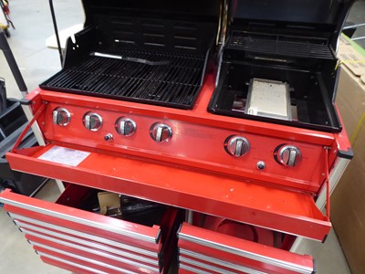 Lot 4099 - Snap-On EPIQ gas-fired BBQ on castors