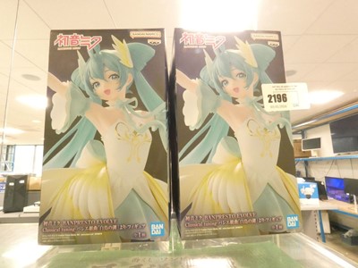Lot 2196 - Two Bandai Namco Hatsune Miku Banpresto Evolve...