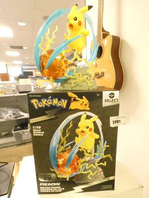 Lot 2201 - Boxed Select Pokemon Pikachu light effects...