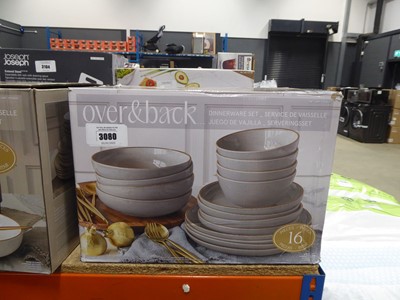 Lot 3080 - Over&Back dinnerware set, boxed