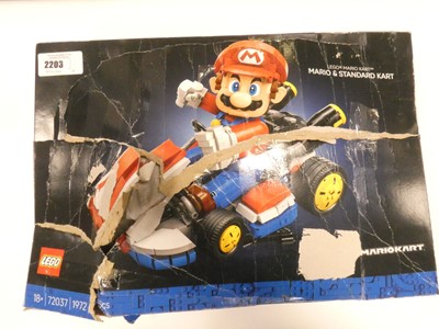 Lot 2203 - Boxed Lego Mario Kart set. Set number: 72037....