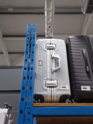 Lot 3249 - Silver coloured Swiss Military luggage case