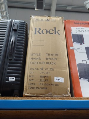 Lot 3254 - The Rock 3 piece suitcase set, boxed