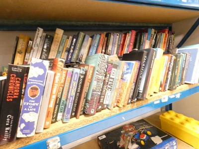 Lot 2207 - Half shelf of fiction and biography books