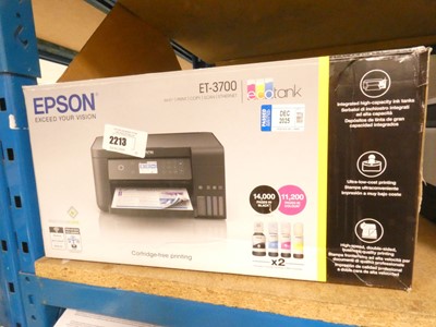Lot 2213 - Boxed Epson Ecotank ET3700 printer