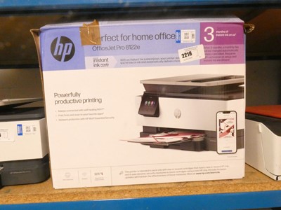 Lot 2216 - Boxed HP Office Jet Pro 8122E printer