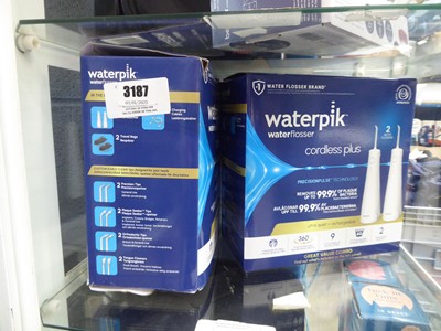 Lot 3187 - x2 Waterpik water flossers