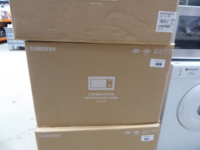 Lot 3310 - Samsung combination microwave oven, boxed