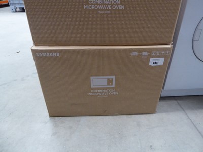Lot 3311 - Samsung combination microwave oven, boxed