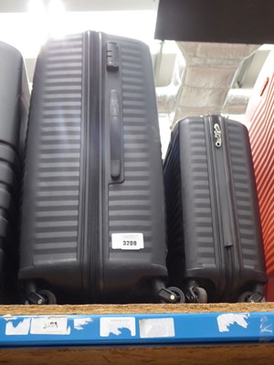 Lot 3209 - Two piece American Tourister hard shell...
