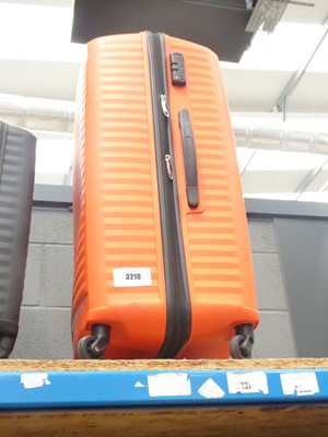 Lot 3210 - Large orange American Tourister hard shell...