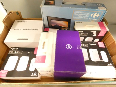 Lot 2243 - Box containing various items including digital...