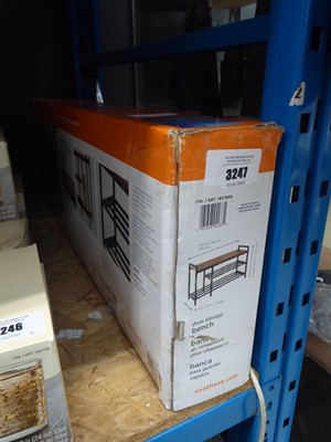 Lot 3247 - Neatfreak boxed shoe storage bench