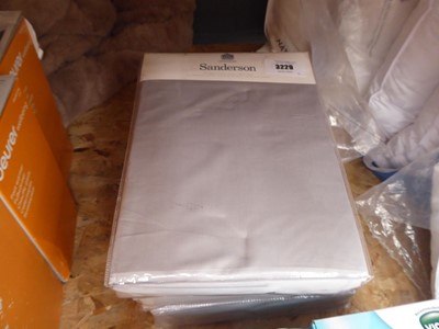 Lot 3229 - 3 packs of Sanderson grey bed linen