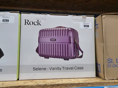 Lot 3236 - Selene vanity travel case by The Rock, boxed