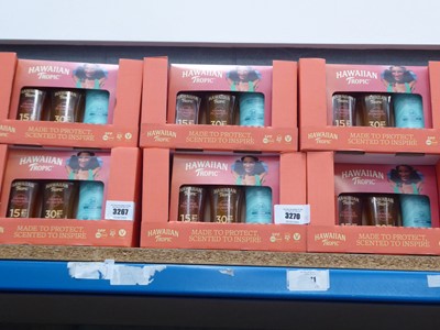 Lot 3270 - 2 boxes of Hawaiian Tropic tanning accelerants