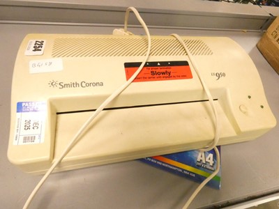 Lot 2254 - Smith Corona LX950 laminator plus A4...