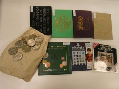 Lot 2312 - (1) Selection of coin collections and crowns