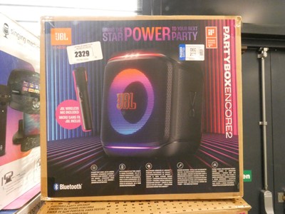 Lot 2329 - Boxed JBL Harman Party Box Encore 2 portable...