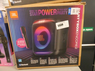 Lot 2330 - Boxed JBL Harman Party Box Encore 2 portable...
