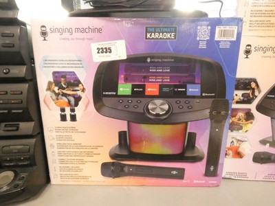 Lot 2335 - Ultimate Karaoke singing machine, boxed