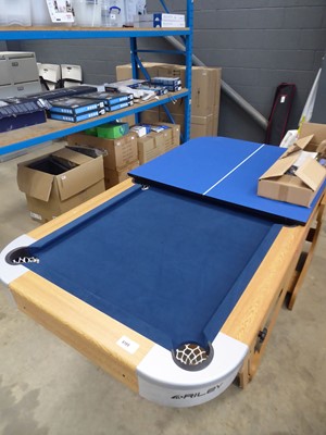 Lot 4199 - Riley vertical foldable pool table, together...
