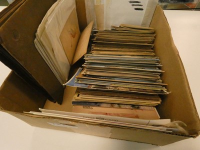 Lot 2321 - Box containing various postcards, etc