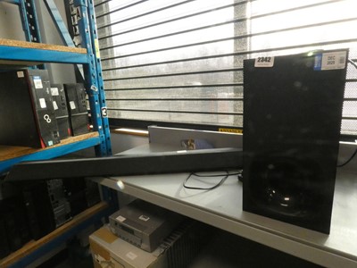 Lot 2342 - Sony SAWCT780 Active Subwoofer and Sony...