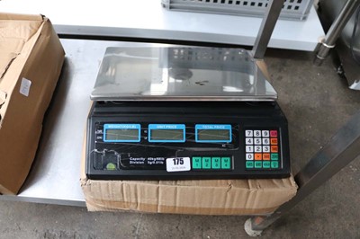 Lot 175 - 40Kg capacity digital weighing scale set