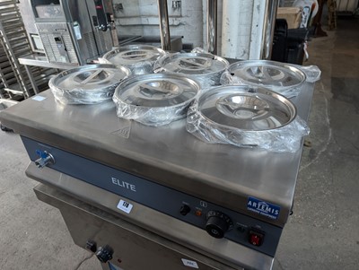 Lot 178 - 70cm Electric Elite bench top six pot bain-marie