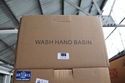 Lot 188 - 32cm stainless steel wash basin