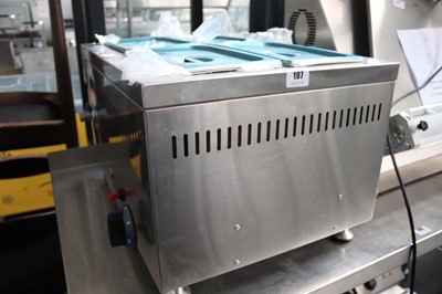 Lot 197 - 60cm gas benchtop bain-marie