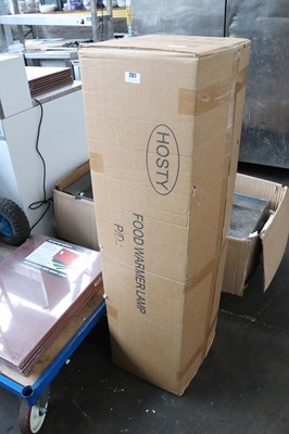 Lot 201 - Hosty FWL122 food warming lamp station