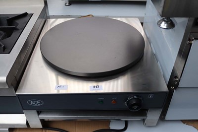 Lot 217 - 38cm Ace crepe station