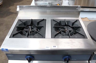 Lot 218 - 72cm gas Hosty benchtop two burner stove