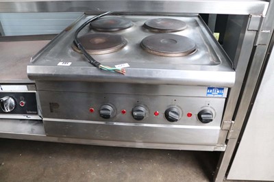 Lot 231 - 60cm electric Parry four ring stove