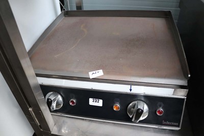 Lot 232 - 45cm electric Infernus flat top griddle