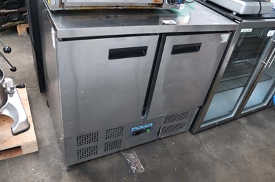 Lot 249 - 90cm Polar U636 two door counter fridge