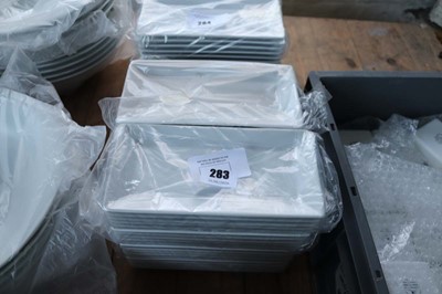 Lot 283 - Approximately forty 22cm Lubiana rectangular...