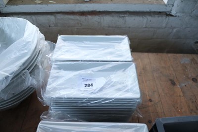 Lot 284 - Approximately forty 22cm Lubiana rectangular...