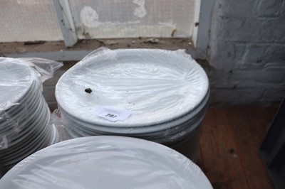 Lot 297 - Approximately twenty four Olympia 29cm oval...