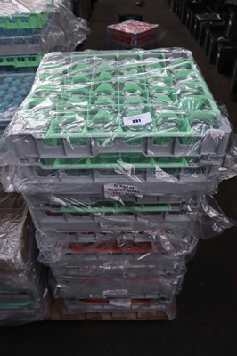 Lot 331 - Five stacking crates containing 12oz Pilsner...