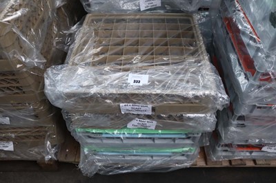 Lot 333 - Four stacking trays containing a quantity of...