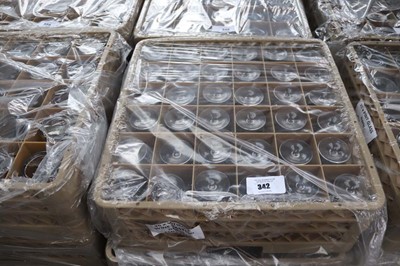 Lot 342 - Four stacking trays containing wine tasting...